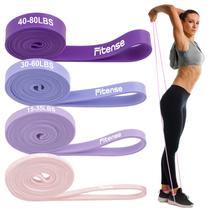 Conjunto de faixas de resistência Fitense Pull Up de 5 a 80 libras para mulheres Conjunto de faixas de resistência Fitense Pull Up de 5 a 80 libras para mulheres