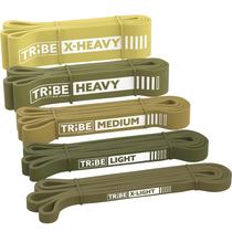 Conjunto de faixas de resistência Tribe Lifting Long para homens e mulheres