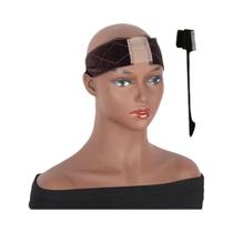 Conjunto De Faixas De Veludo Antiderrapantes Para Perucas, Faixa Ajustável Transparente Para Segurar