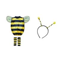 Conjunto De Fantasia De Abelha Para Crianças Com Tiara, Performances Divertidas E Inesquecíveis