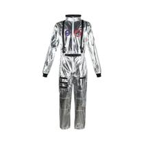 Conjunto De Fantasia De Astronauta Unissex Com Zíper E Bordado Para Aventura, Festa De Halloween E