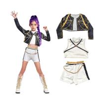 Conjunto De Fantasia De Guerreira K-Pop Rumi Para Meninas, Fantasia De Grupo Estelar Para Crianças, Conjunto De Fantasia De Guerreira K-Pop Rumi Para Meninas, Fantasia De Grupo Estelar Para Crianças,