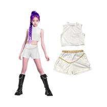 Conjunto De Fantasia De Guerreira K-Pop Rumi Para Meninas, Fantasia De Grupo Estelar Para Crianças,