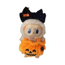 Conjunto De Fantasia De Halloween: Traje De Papai Noel E Abóbora Para Boneca Labubu De 17cm - Conjunto De Fantasia De Halloween: Traje De Papai Noel E Abóbora Para Boneca Labubu De 17cm -