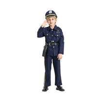 Conjunto De Fantasia De Polícia Para Meninos, Fantasia De Carnaval Para Crianças