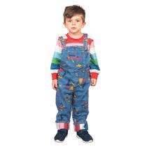 Conjunto de Fantasia Infantil - Costume Agent Chuckie Good Guy Doll