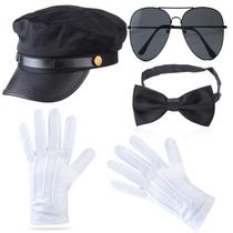 Conjunto de fantasias Beefunny Chauffeur Limo Taxi Driver Hat Luvas
