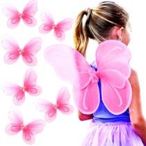 Conjunto de fantasias Butterfly Craze Girls' Fairy Wings Pink x6