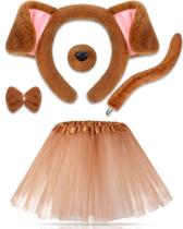Conjunto de fantasias de cachorro Zhanmai Puppy Dog Tutu Saia para festa