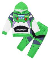 Conjunto de fantasias Eledobby Boys, moletom e calça Buzz Lightyear 4T 5T
