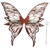 Conjunto de fantasias Fairy Wings Loieryk para mulheres adultas, marrom