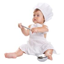 Conjunto de fantasias fotográficas para recém-nascidos com roupa de chef para bebês KHC-KHF