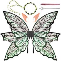 Conjunto de fantasias grandes Fairy Wings VersaCharm 86 x 64 cm em preto Conjunto de fantasias grandes Fairy Wings VersaCharm 86 x 64 cm em preto