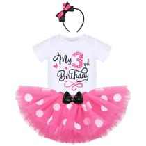 Conjunto de fantasias IBTOM CASTLE Toddler Baby Girls, 3º aniversário Conjunto de fantasias IBTOM CASTLE Toddler Baby Girls, 3º aniversário