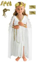 Conjunto de fantasias infantis UQJE Greek Toga Roman Goddess Outfit