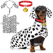 Conjunto de fantasias PetPhindu Dalmatian Dog Cosplay para cães Conjunto de fantasias PetPhindu Dalmatian Dog Cosplay para cães