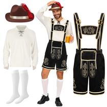 Conjunto de fantasias Spooktacular Creations Oktoberfest masculino médio Conjunto de fantasias Spooktacular Creations Oktoberfest masculino médio
