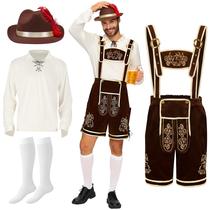 Conjunto de fantasias Spooktacular Creations Oktoberfest para homens Conjunto de fantasias Spooktacular Creations Oktoberfest para homens