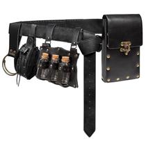 Conjunto de fantasias SUMGOGO Medieval Viking, bolsa com cinto de couro