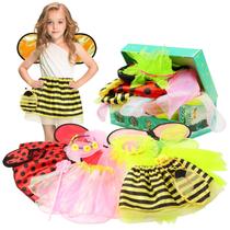 Conjunto de fantasias Toycost Girls Princess Dress Up Trunk 3-7 anos