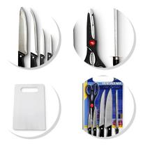 Conjunto De Faqueiro Em Aço Inox Conjunto C/7 Pcs Cabo Preto