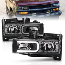 Conjunto de Faróis AmeriLite Chevy C/K Tahoe Yukon Suburban Conjunto de Faróis AmeriLite Chevy C/K Tahoe Yukon Suburban