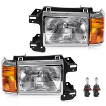 Conjunto de Faróis CLERYYE Ford Bronco F150 1987-1991, Par Conjunto de Faróis CLERYYE Ford Bronco F150 1987-1991, Par