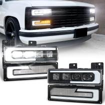 Conjunto de faróis de LED MOMOTOR 500% Bright para Chevy GMC Conjunto de faróis de LED MOMOTOR 500% Bright para Chevy GMC
