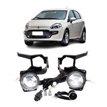 Conjunto de Faróis de Milha Auxiliar Fiat Punto 2013 a 2017 - Shocklight Conjunto de Faróis de Milha Auxiliar Fiat Punto 2013 a 2017 - Shocklight