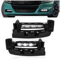 Conjunto de Faróis de Neblina LED HECASA para Dodge Charger 2015-22