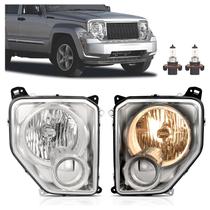 Conjunto de Faróis HECASA Jeep Liberty 2008-2012 Halógeno Conjunto de Faróis HECASA Jeep Liberty 2008-2012 Halógeno