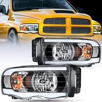 Conjunto de Faróis Nilight LED DRL para Dodge Ram 2002-2005 Conjunto de Faróis Nilight LED DRL para Dodge Ram 2002-2005