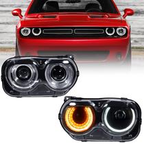 Conjunto de faróis VLINCAR halógenos para Dodge Challenger