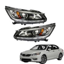 Conjunto de Farol Labwork Honda Accord 2013-2015 Halógeno
