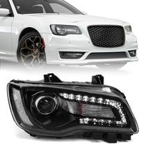 Conjunto de farol VLINCAR Chrysler 300 2015-2017 halógeno