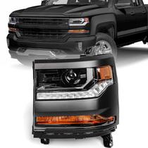 Conjunto de farol VLINCAR para Chevy Silverado 1500 2016-2018 Conjunto de farol VLINCAR para Chevy Silverado 1500 2016-2018