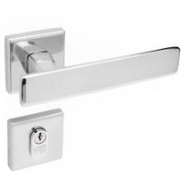 Conjunto de Fechadura 751 em Zamac Externa ST2-55 Roseta 333 de Inox Cromado - 47061008-2 - LA Fonte Conjunto de Fechadura 751 em Zamac Externa ST2-55 Roseta 333 de Inox Cromado - 47061008-2 - LA Fonte