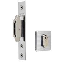 Conjunto De Fechadura Auxiliar 4500 Inox Polido - 95026 - SILVANA