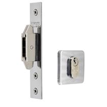 Conjunto De Fechadura Auxiliar 4500 Inox Polido - 95088 - SILVANA