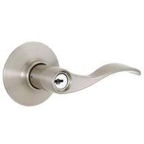 Conjunto de fechadura de entrada SCHLAGE Accent Satin Nickel Grade 2 Conjunto de fechadura de entrada SCHLAGE Accent Satin Nickel Grade 2