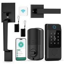 Conjunto de fechadura de porta frontal WiFi Miuedo G3, entrada sem chave para impressão digital