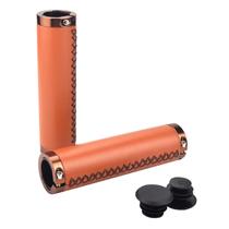 Conjunto de fechaduras de couro vintage HUOGUO com alças de bicicleta retrô