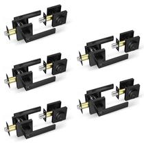 Conjunto de fechaduras de porta Cielsa Dawn Square Front Door Mace Black