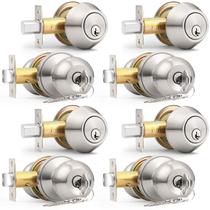 Conjunto de fechaduras de porta Probrico Keyed Alike Entry Knob and Deadbolt