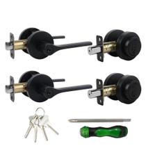 Conjunto de fechaduras externas Cielsa Dawn Combo Lock Matte Black, pacote com 2 Conjunto de fechaduras externas Cielsa Dawn Combo Lock Matte Black, pacote com 2