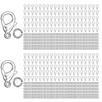 Conjunto de fechos de joias MKCYD 700 unidades de fechos e anéis em forma de garra de lagosta