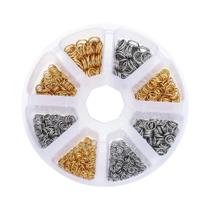 Conjunto De Fechos De Lagosta Em Aço Inoxidável, Argolas, Contas De Crimpagem E Caps Para Kits De