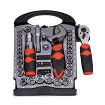Conjunto de Ferramentas 45 Peças Chave Catraca Bits Soquetes Conjunto de Ferramentas 45 Peças Chave Catraca Bits Soquetes