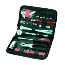 Conjunto de ferramentas Apollo Tools Compact Metric 56 peças com estojo