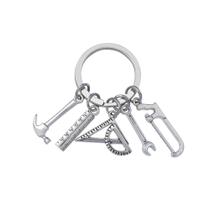 Conjunto de ferramentas criativas de chaveiro para homens e mulheres, chave Alloy Hammer Wrench